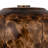 Tortoise Glass and Iron Table Lamp