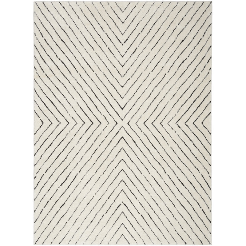 Abstract Area Rug, Rectangle 9' x 12'