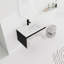 Meuble-lavabo flottant mural avec lavabo en céramique et porte d'armoire à fermeture en douceur, ensemble KD-1151883537