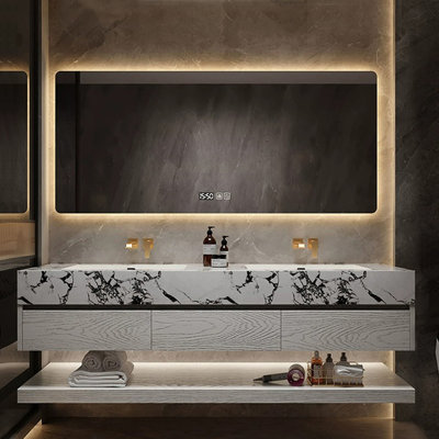 Light luxury simple Bathroom cabinet