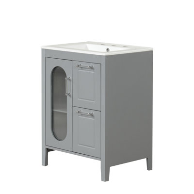 24" Bathroom Vanity With Sink