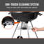 Barbecue au charbon avec bouilloire de l 32 po VEVOR