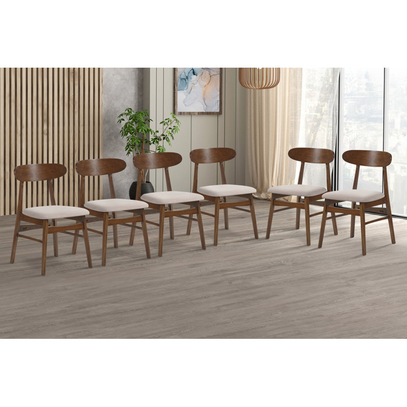 Caveney Upholstered Side Chair, 6