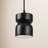 Leni Ceramic Hourglass Single Pendant-122571613-124677948
