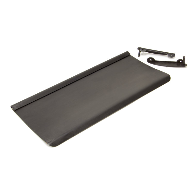 Letter Plate Covers Brass Mail Slot, Aged Bronze, 13cm H x 26.5cm W x 1.2cm D
