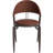 Dearmond Upholstred Leather Modern Dining Chair Open Back Cozy Accent Chair With Metal Legs-1490157066-1530818407