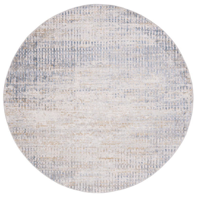 Palma Performance Abstract Rug, Round 6'7"