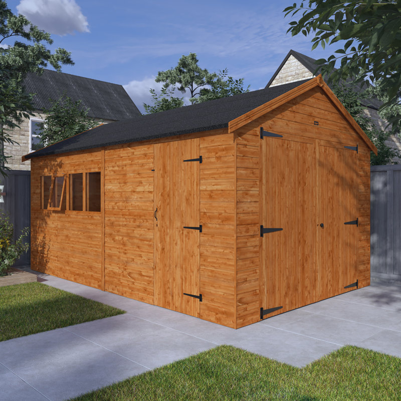 Tiger 10 Ft. W x 16 Ft. D Shiplap Apex Shed