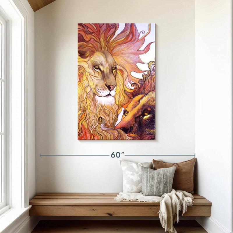 Brampt Lion King Spirit, 45" H x 30" W