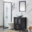 Ensemble de meuble-lavabo simple 24 po avec plateau en contreplaqué et pieds en bois massif -1496676726-1496676727