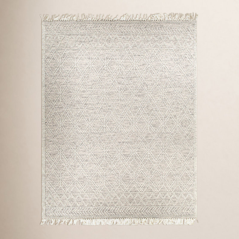 Esty Wool Southwestern Indoor Rug, Rectangle 8'10" x 12'
