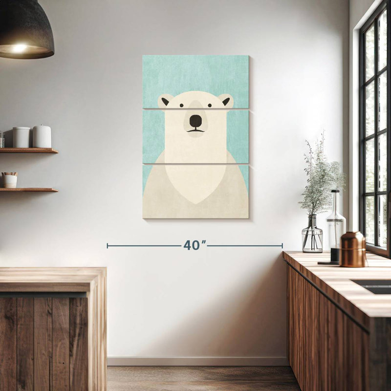 Ashelle Fauna Polar Bear, 38" H x 24" W