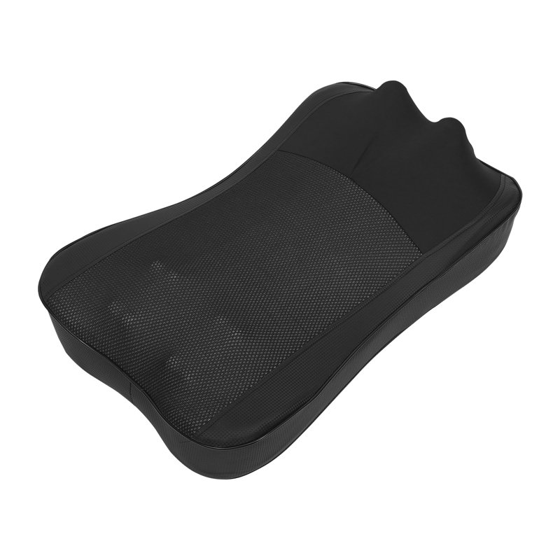 Coussin de massage pour le dos électrique chauffant 4 en 1 avec intensité réglable, coussin de massage ergonomique pour le cou et les épaules pour la maison et le bureau