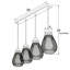 Luminaire suspendu linéaire pour îlot de cuisine 4 lumières Alcott