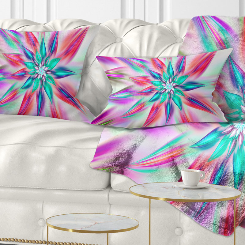 Coussin décoratif "Dancing Flower Petals", Rose