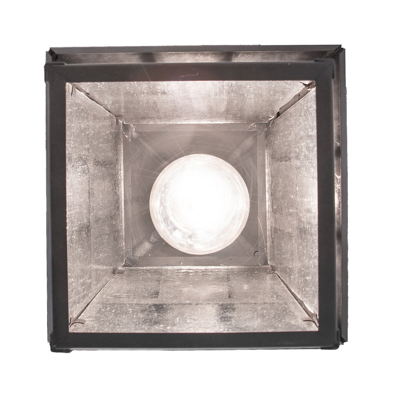 8" Square Stillwater Double Bar Mission Pendant