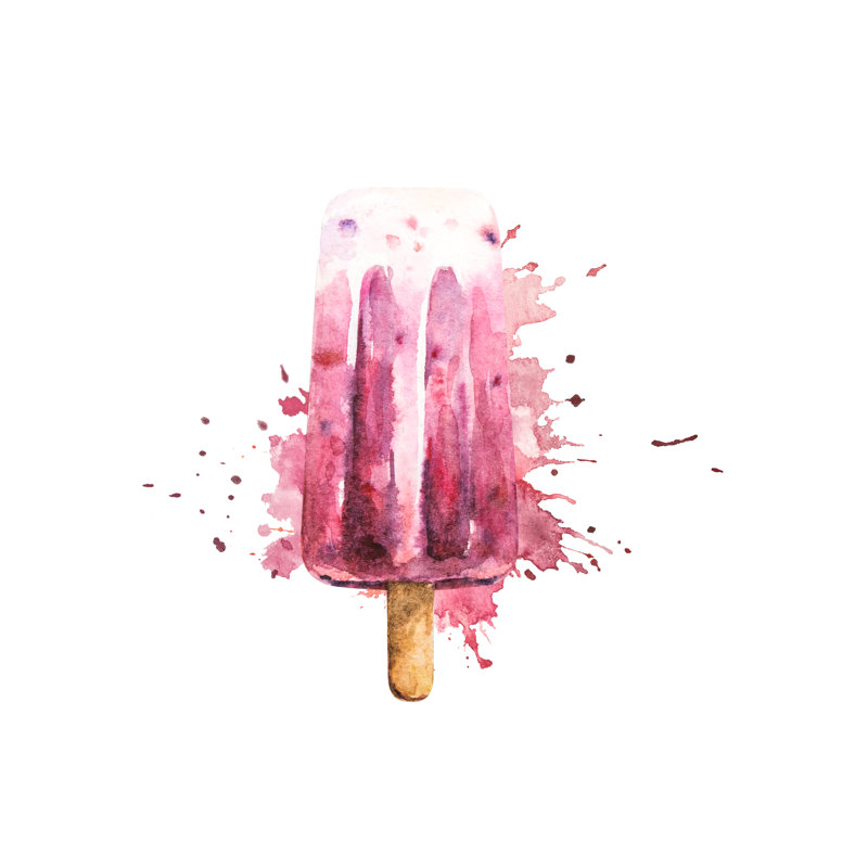 «Logene Ice Cream On Canvas» par Svetazi, impression, H 36 po x l 36 po