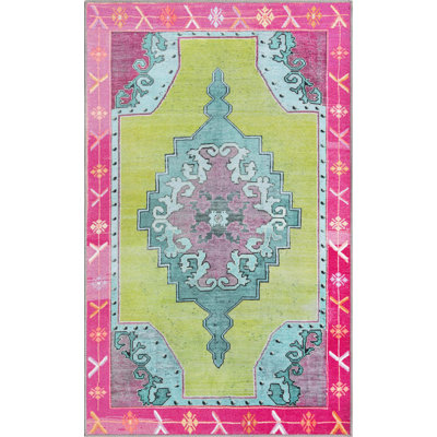 Oppie Performance Chenille Oriental Indoor Rug