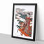 Overlooking the Fields by Isoda Koryusai - Framed Print-55578176-55578177
