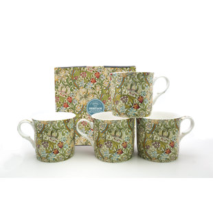 Bone China Coffee Mug (Set of 4)