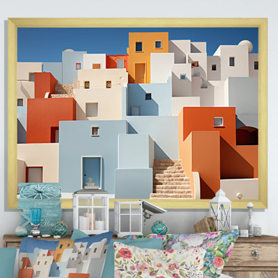 " Landscape Colourful Geometry Building II "
