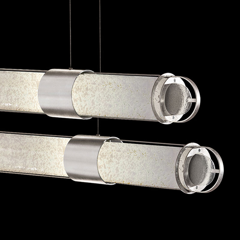 Bond 8 - Light LED Pendant, White, Silver
