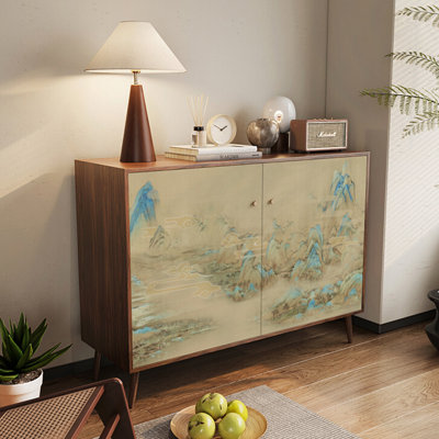 Buffet décoratif à double porte d'entrée