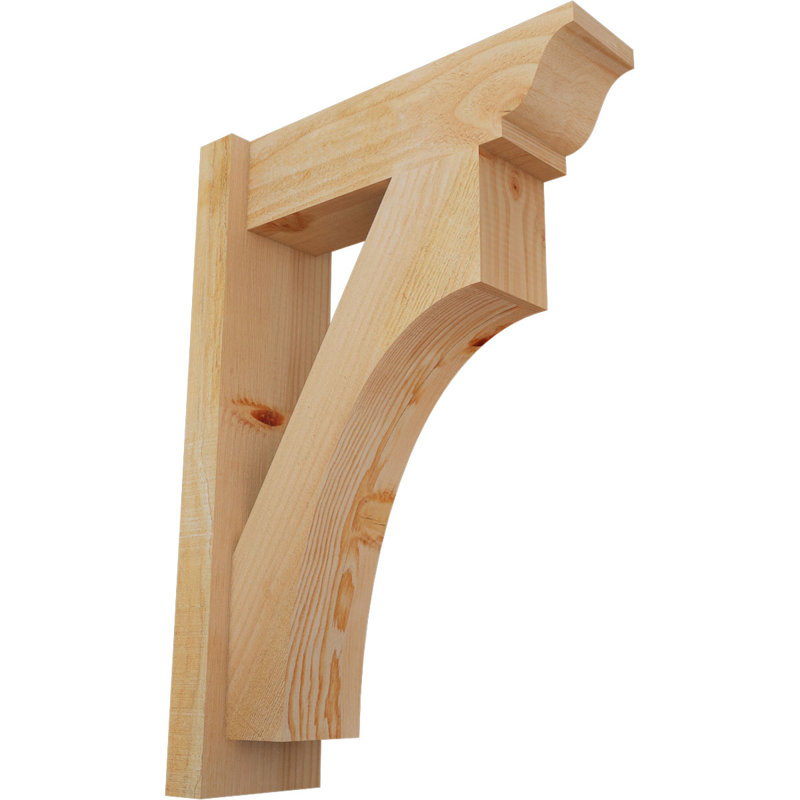 Persienne en bois Westlake, Sapin Douglas de 6 po (sciage brut), P 18 po x H 26 po