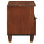 40cm W Solid + Manufactured Wood Bedside Table