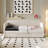 Upholstered Daybed Sofa Bed With Trundle Bed And Wood Slat-80664180