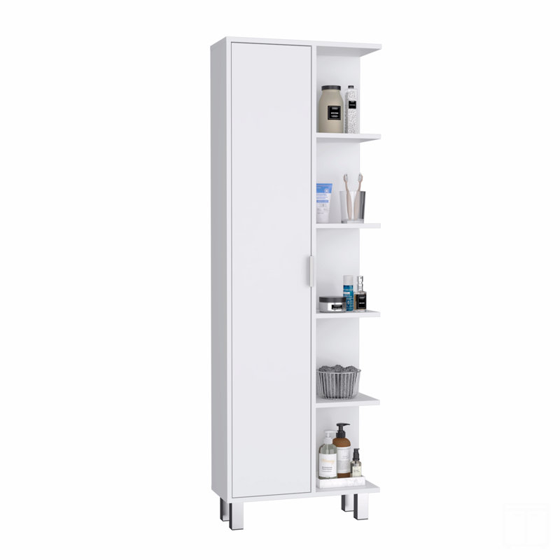 Armoire H 63 po, avec 1 porte et 9 tablettes
