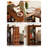 Medieval-Style Solid Wood Storage Bar Table