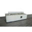 Table rectangulaire pour foyer d'extérieur au propane en béton avec renforcement en fibre