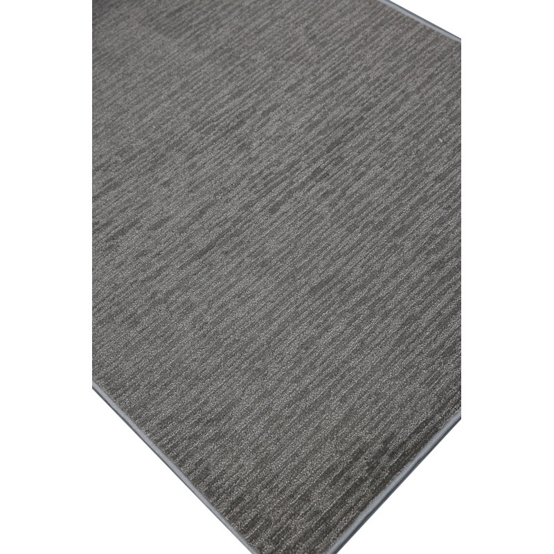 Tapis gris clair Jenisse, Tapis de couloir 4 pi x 16 pi
