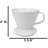 White Porcelain Artisan Coffee Maker Pour Over Dripper Filter Cup Top Part