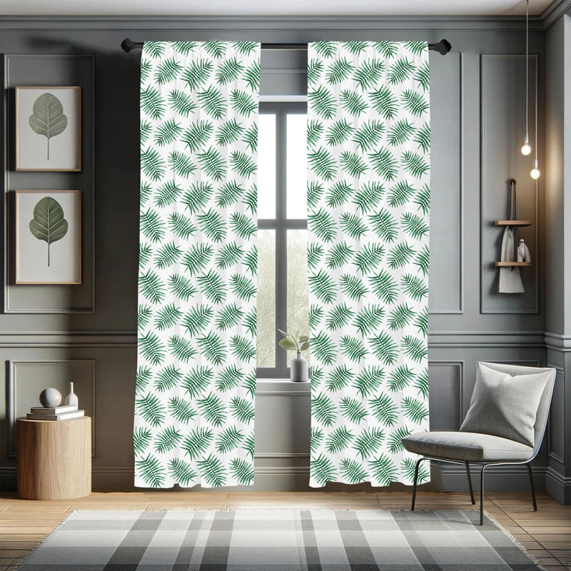 Semi-Sheer Rod Pocket Sliding Panel, 28" x 63"