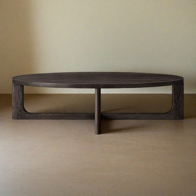 American light luxury round coffee table