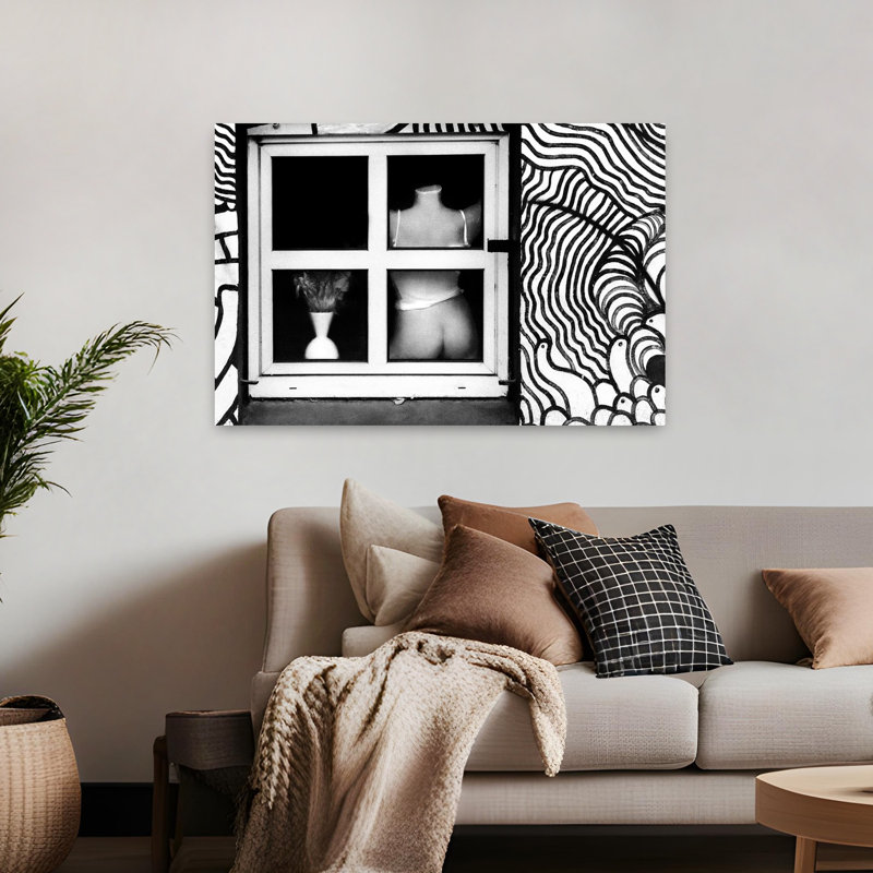 Art contemporain, art mural contemporain, H 32 po x l 48 po
