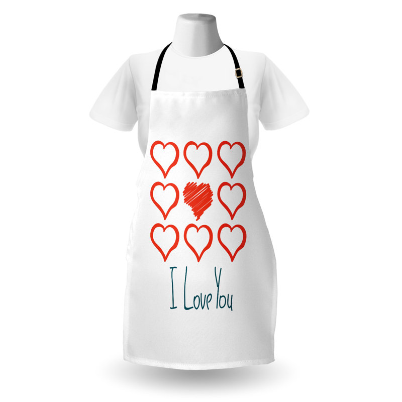 No Pattern Bib Apron