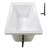 66'' x 34'' Acrylic Soaking Drop-In Bathtub, Drain Included-97545276