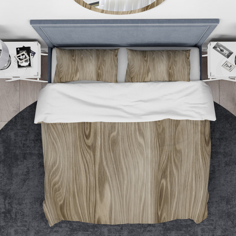 Ensemble de housse de couette annuel vertical designart ring rings, Housse de couette très grand + 2 taies décoratives