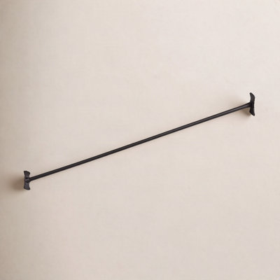 72" Brass Straight Shower Curtain Rod