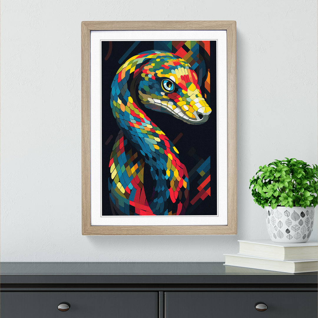 Python Constructivism - Framed Print