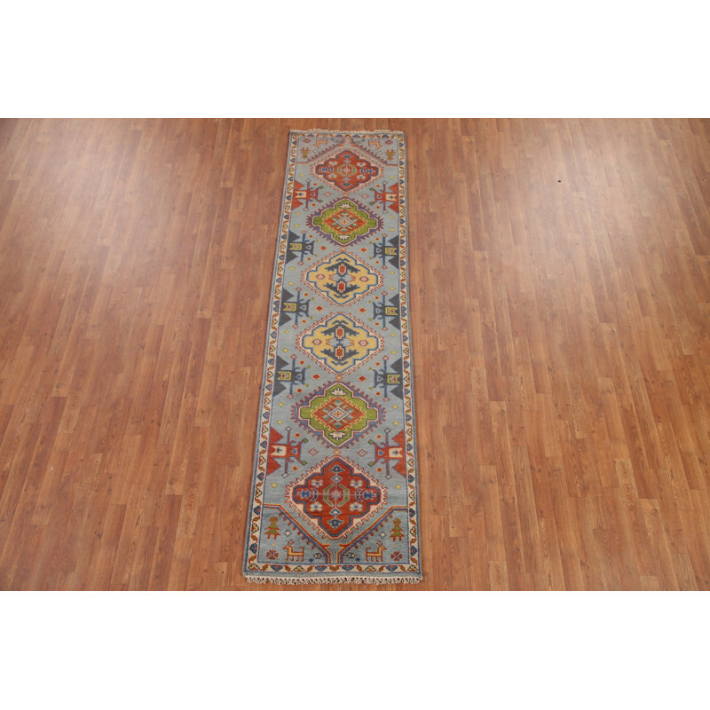 Tapis oriental géométrique 3x9