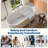 Transfer Bench For Bathtub, Height Adjustable Shower Bench Seat With Backrest, Bath Chair For Seniors, 400 Weight Capacity
