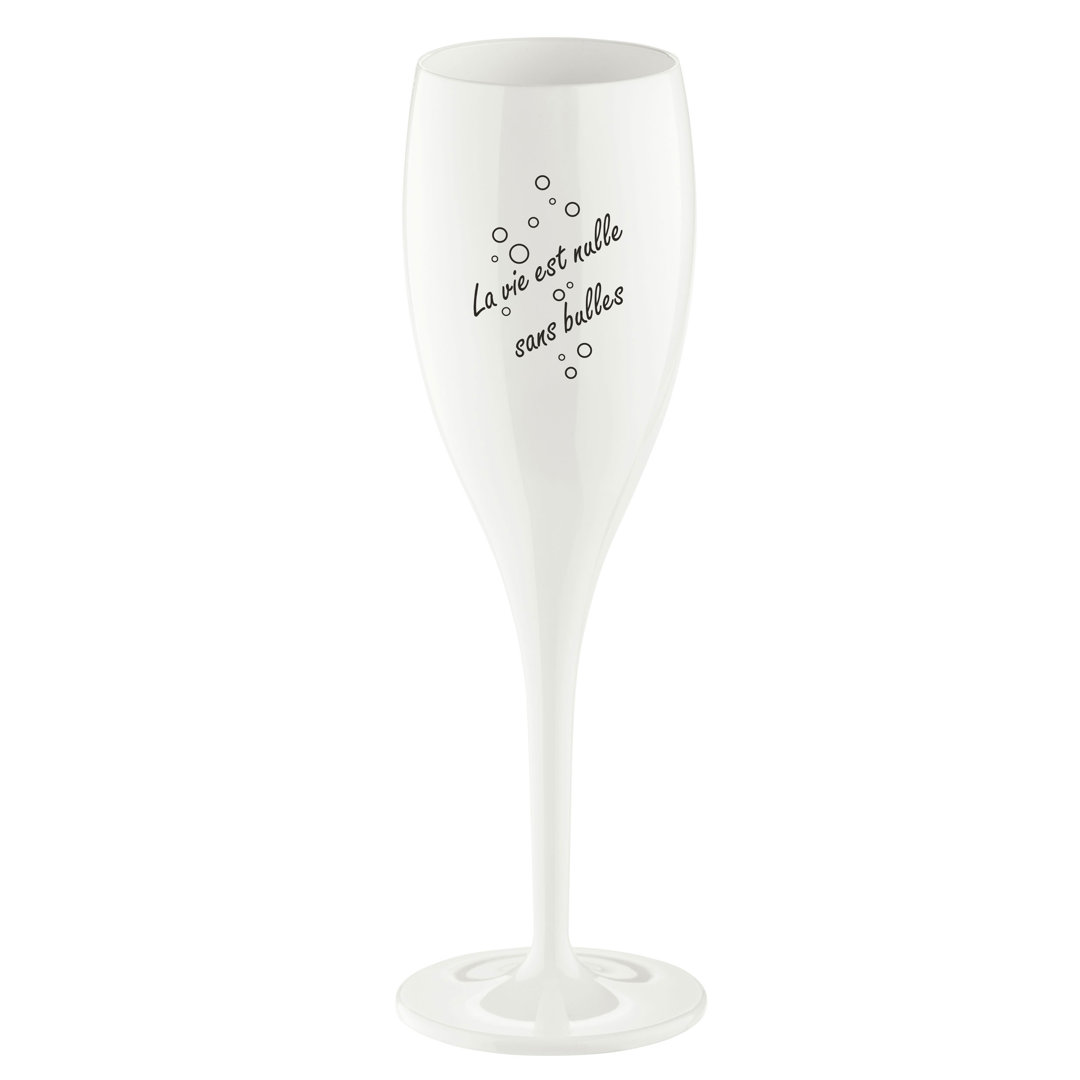 Sektglas Cheers No. 1 La Vie Est Nulle Sans Bulle