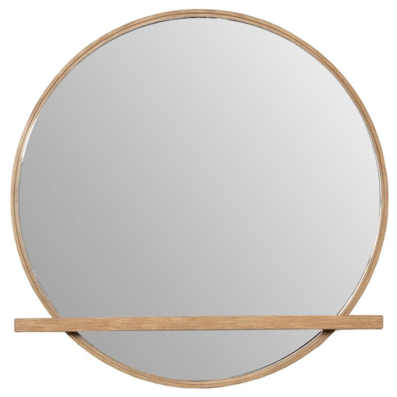 Miroir de commode Elzora Arini, Brun