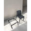 Chaise de bar Jessup avec accoudoirs et rayures noires (4 chaises)