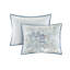 Ensemble de housse de couette réversible à imprimé floral en coton 3 pièces très grand / très grand californien avec certification OEKO-TEX-119369704