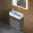 18.1'' Single Bathroom Vanity with Resin Top-1932848330